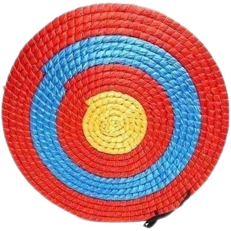 The arrow target is 50 cm in diameter and 10 cm thick